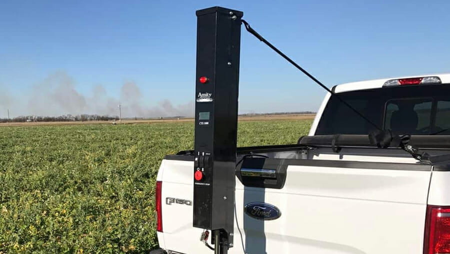 A photo of the Amity Technology CTS-1000 compaction testing unit that can be used to test for compaction and then the data uploaded to FarmQA for creation of management zones and variable rate prescriptions.